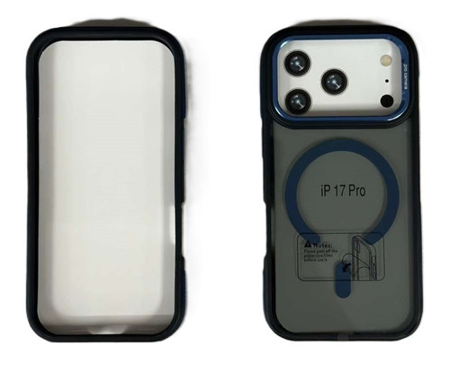 IP 17 Pro Clear Mag Case Blue IP 17 Pro Clear Mag Case Blue
