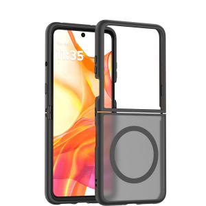 Moto Razr 2024/2025 Mag Circle Matte Hybrid Case Black