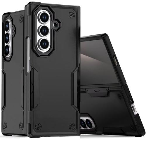Sam Z Fold 7 Exquisite Tough Hybrid Case Black