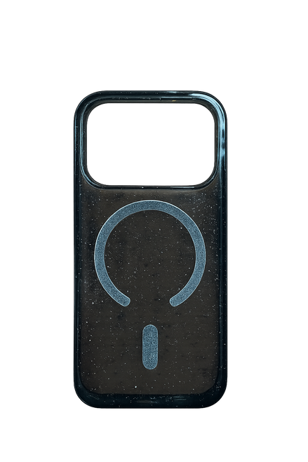 IP 17 Sky Glitter Mag Case Black