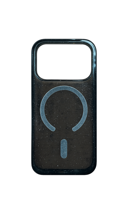 IP 17 Pro Sky Glitter Mag Case Black
