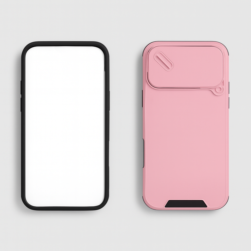 IP 17 Pro Max Matte Camera Protect Case Pink IP 17 Pro Max Matte Camera Protect Case Pink