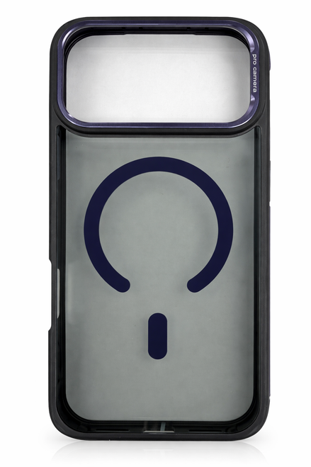 IP 17 Air Clear Mag Case Purple