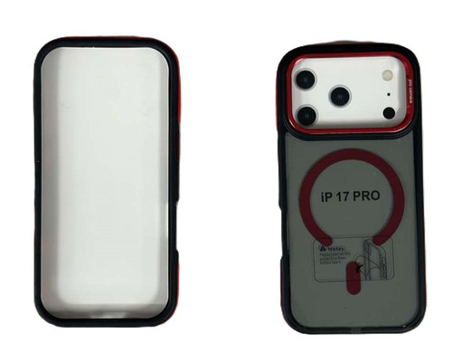 IP 17 Pro Clear Mag Case Hot Red IP 17 Pro Clear Mag Case Hot Red