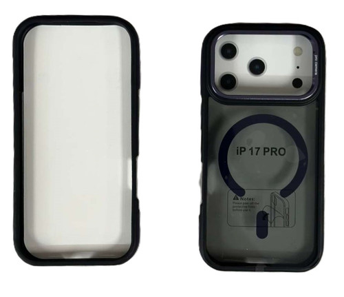 IP 17 Pro Clear Mag Case Purple IP 17 Pro Clear Mag Case Purple