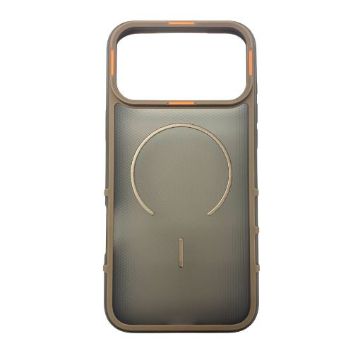 IP 17 Fusion Transparent Mag Case Gold