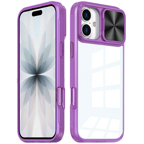 IP 17 Fusion Transparent Mag Case Purple