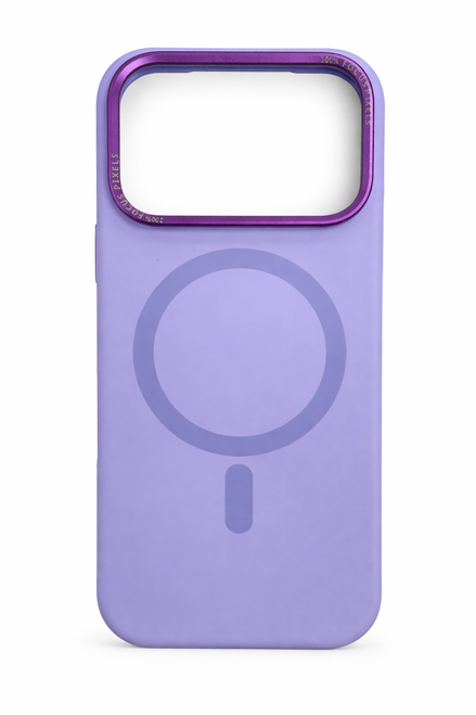 IP 17 Silicon Mag Case Purple