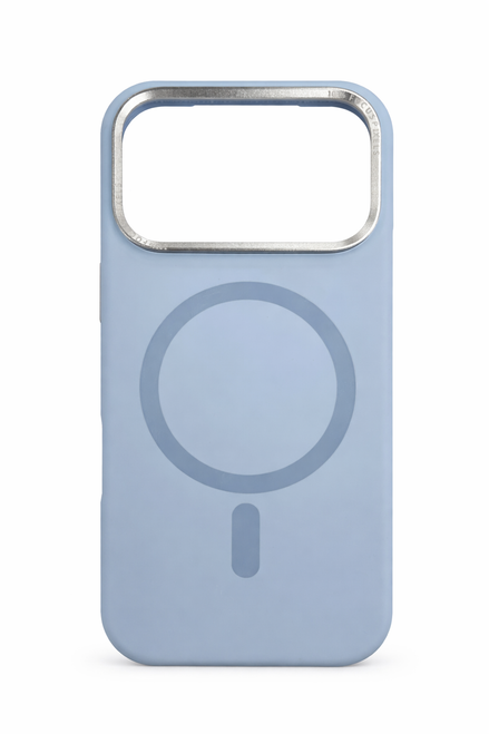 IP 17 Air Silicon Mag Case Light Blue