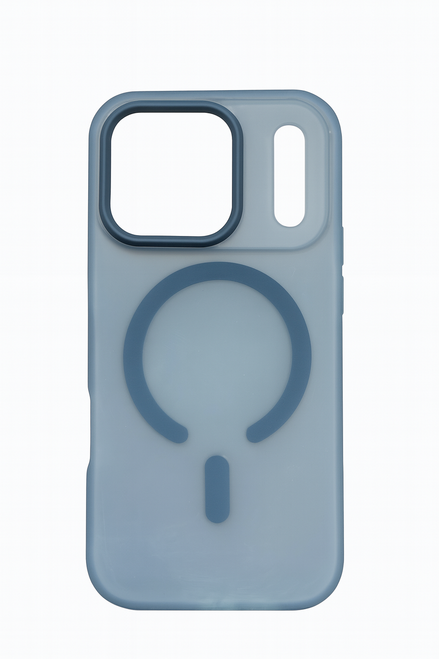 IP 17 Pro Clear Frosted Mag Case Gray