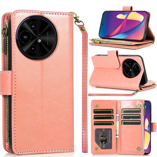 TCL 50 XL 5G Luxury Folio Wallet Case Rose Gold