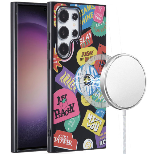 Sam S23 Ultra Mag Double Layer Design Case Fashion Rebel