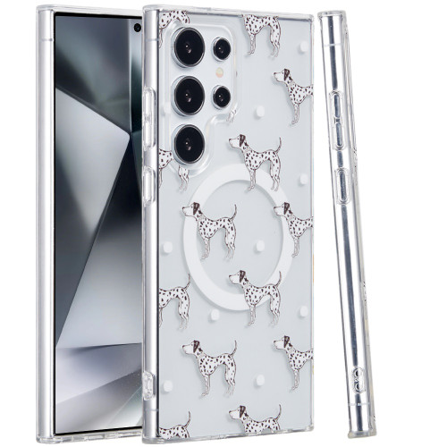 Sam S24 Ultra Mag Double Layer Design Case Dogs
