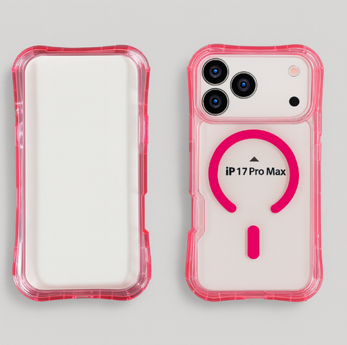 IP 17 Pro Max Mag Armor Case Pink