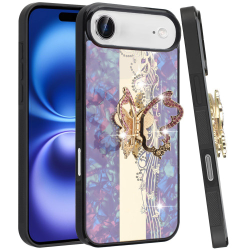 IP 17 Air Bling Butterfly Case Purple IP 17 Air Bling Butterfly Case Purple