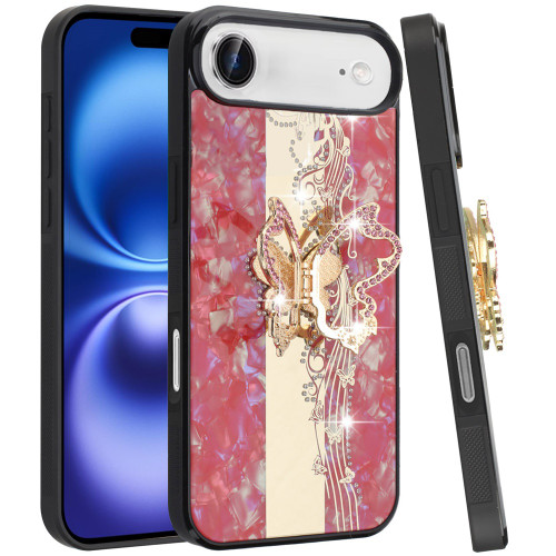 IP 17 Air Bling Butterfly Case Red