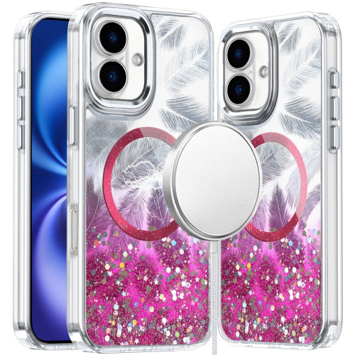 IP 17 Epoxy Glitter Shimmer Case Pink
