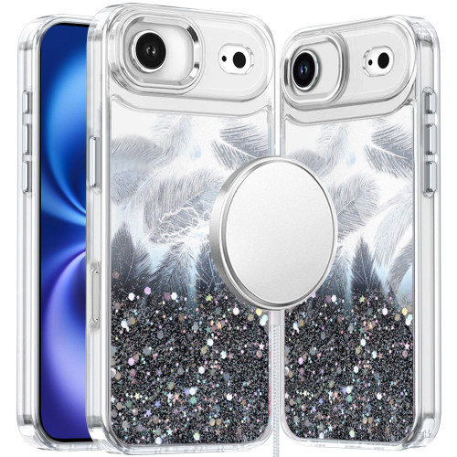 IP 17 Air Epoxy Glitter Shimmer Case Black