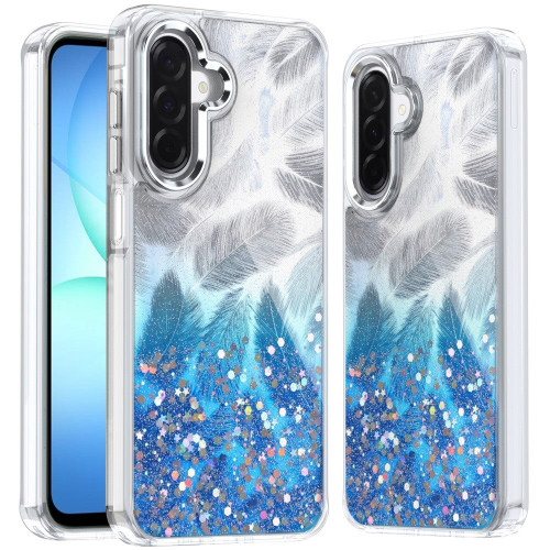 IP 17 Air Epoxy Glitter Shimmer Case Blue