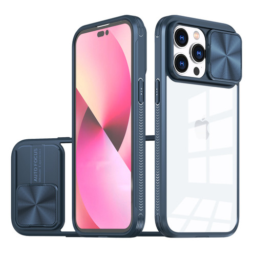 IP 15 Fusion Transparent Clear Case Navy