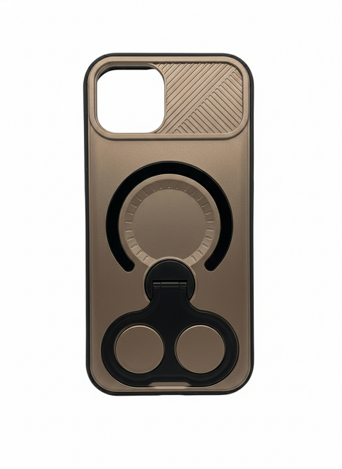 SAM A16 Car Mount with 2-Ring Stand Hybrid Case Gold