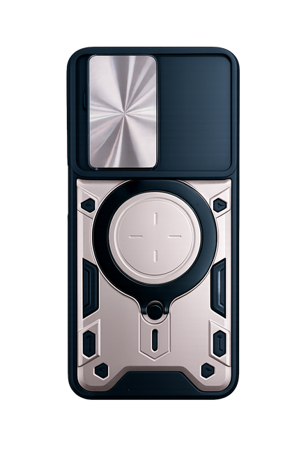 IP16E Magnetic Circle Kick Stand With Camera Cover Rose Gold