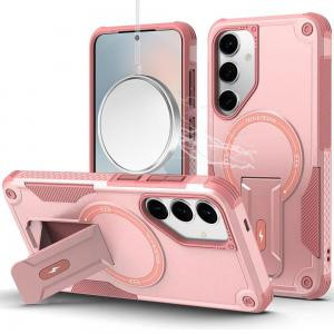 Sam Galaxy S25 FE Sturdy Bracket Kickstand Mag Case Pink