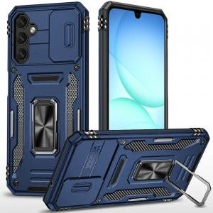 SAM A17 5G Utter Tough Metal Ring Hybrid Case Navy Blue