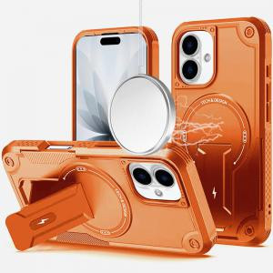 IP 17 Sturdy Bracket Kickstand Magnetic Hybrid Cosmic Orange