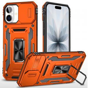 IP 17 Utter Tough Metal Ring Case Cosmic Orange