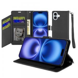 IP 17 Wallet ID Card Holder Case Black