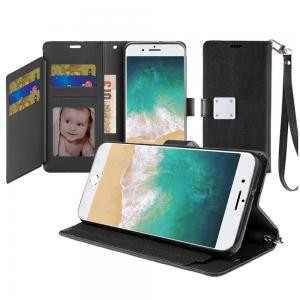 IP 17E / 16E / SE4 Wallet ID Card Holder Black