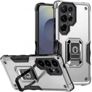 SAM S26 Ultra Optimum Magnetic Ring Stand Case Silver