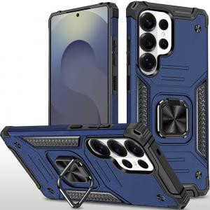SAM S26 Ultra Robust Magnetic Kickstand Hybrid Case Blue