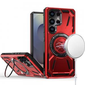 SAM S26 Ultra Magnetic Circle Kickstand Case Red