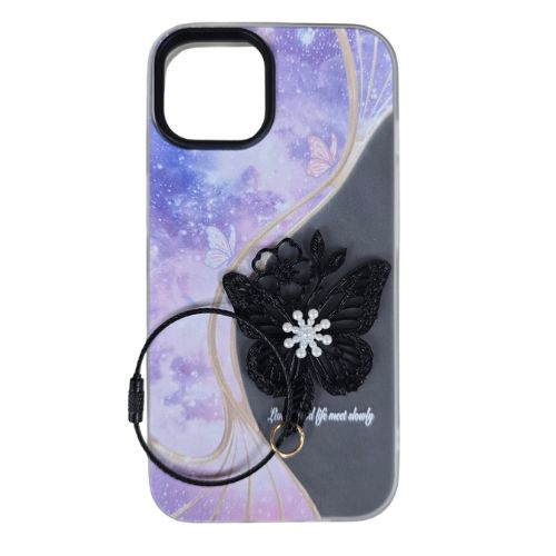 IP 17 Pro Butterfly Charm Ring Design G