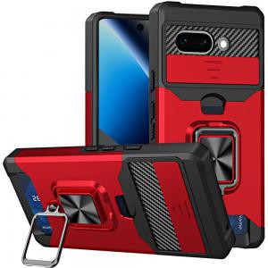Pixel 10A Multi-Functional Magnetic Ring Stand Case Red