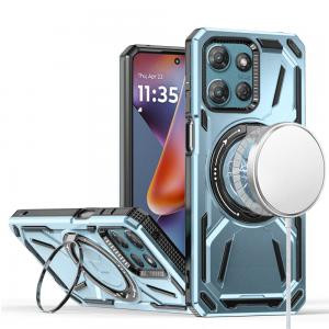 Moto G 5G 2025/2026/G Play 2026 Magnetic Circle Kickstand Case Light Blue