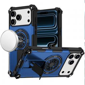 IP 17 Pro Max CD Design Magnetic Car Mount Blue