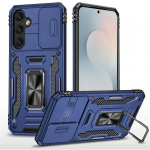 Sam S26 Plus Utter Tough Metal Ring Moveable Camera Case Navy Blue