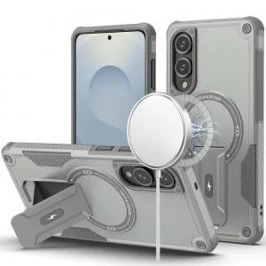 Sam S25 Edge Sturdy Bracket Kickstand Mag Case Grey
