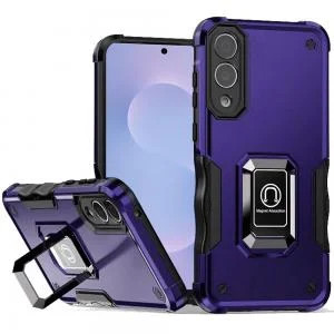 Sam S25 Edge OPTIMUM Magnetic Ring Stand Case Dark Purple