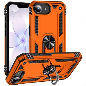 iP 16E / SE4 Ring Magnetic Kickstand Case Cosmic Orange