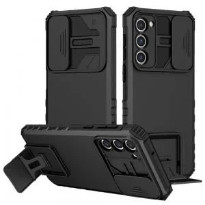 Sam S24 FE Easy Viewing Kickstand Hybrid Case Black