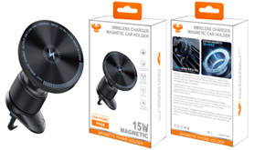 Wireless Charging Magnetic Vent Car Holder
