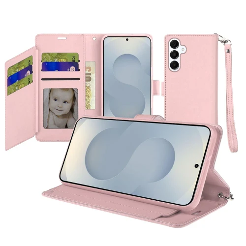 Sam S26 Wallet ID Card Holder Case Rose Gold