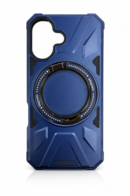 IP 17 Pro Max Magnetic Circle Kick Stand Blue