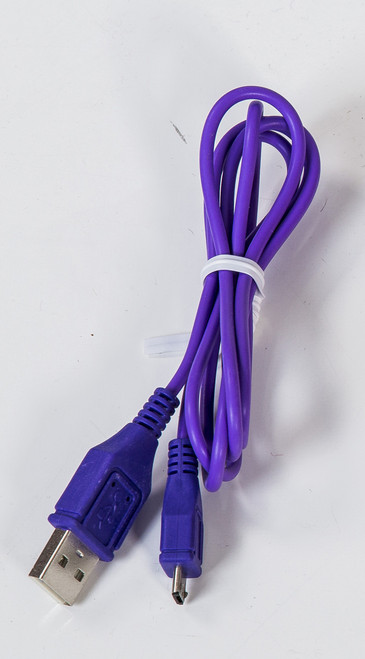 Micro Round USB Cable Purple