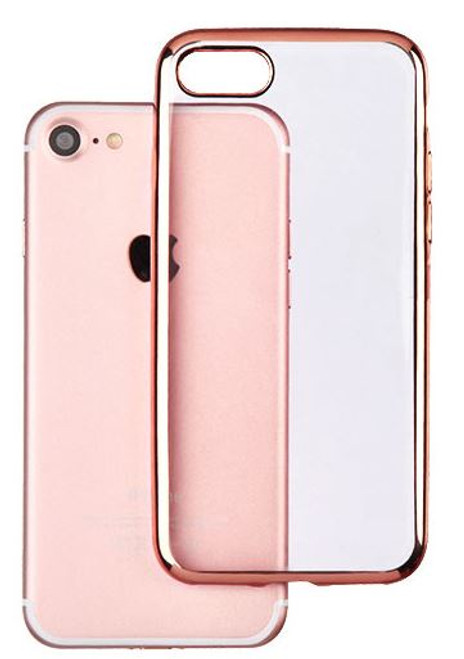 iPhone SE 2022/SE2020/8/7 MM Electroplated Candy Case Rose Gold