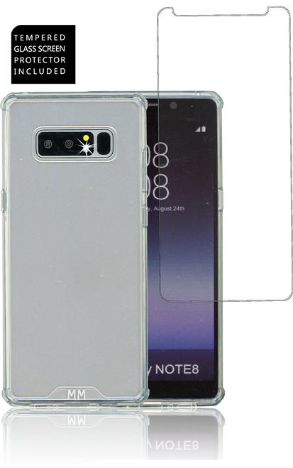 Samsung Galaxy Note 8 MM Opal Crystal Armor Clear(Curved Tempered Glass Included)